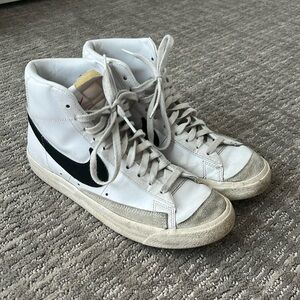 Nike white blazers